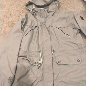 Women’s Columbia rain jacket with detachable hood